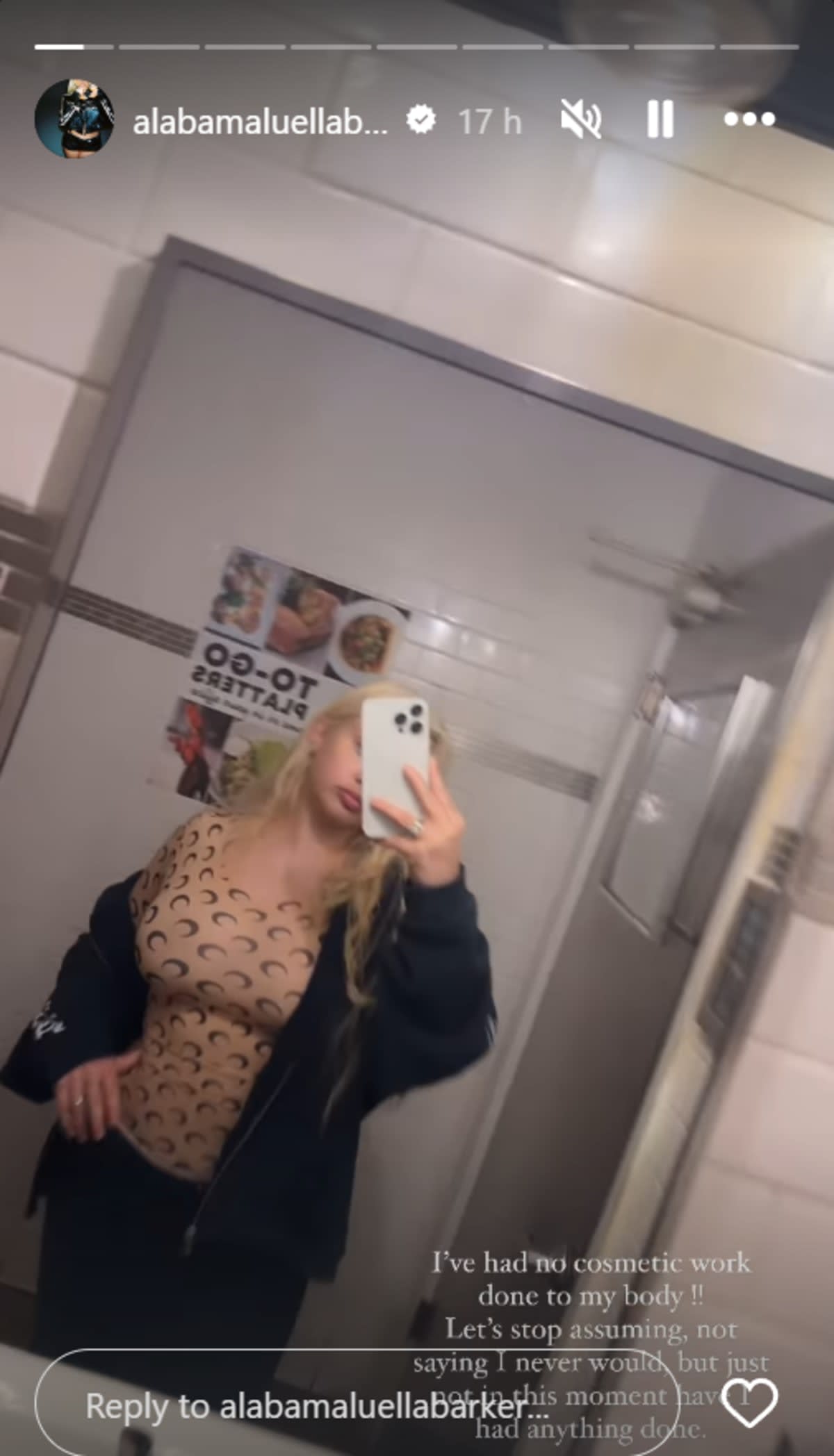  Image Source: Instagram | Photo by @alabamaluellabarker