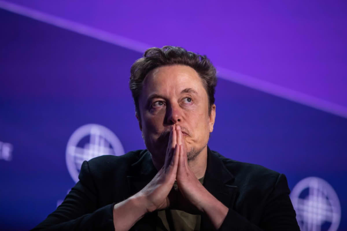 Elon Musk at the Beverly Hilton Hotel on May 6, 2024, in Beverly Hills, California. (Image Source: Getty Images | Photo By Apu Gomes)