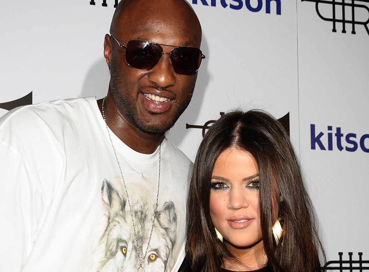 Lamar Odom and Khloe Kardashian attend the