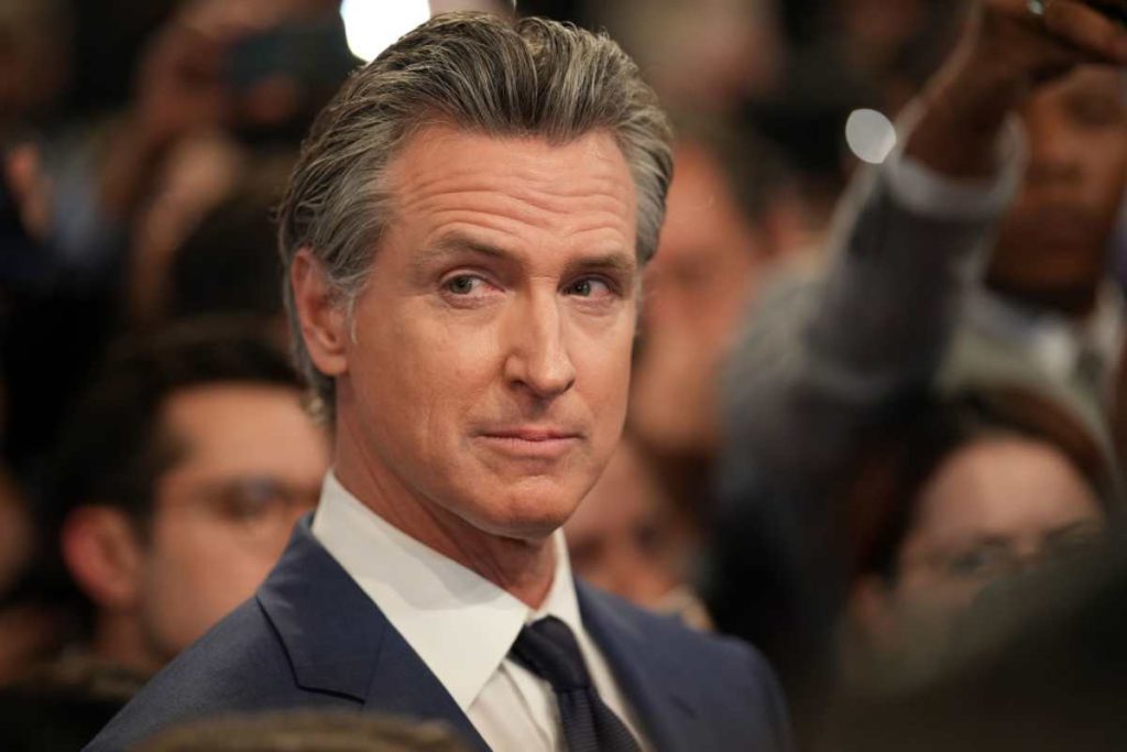 California Gov. Gavin Newsom announced crime reduction measures before roasting the White House with an AI-assisted burn