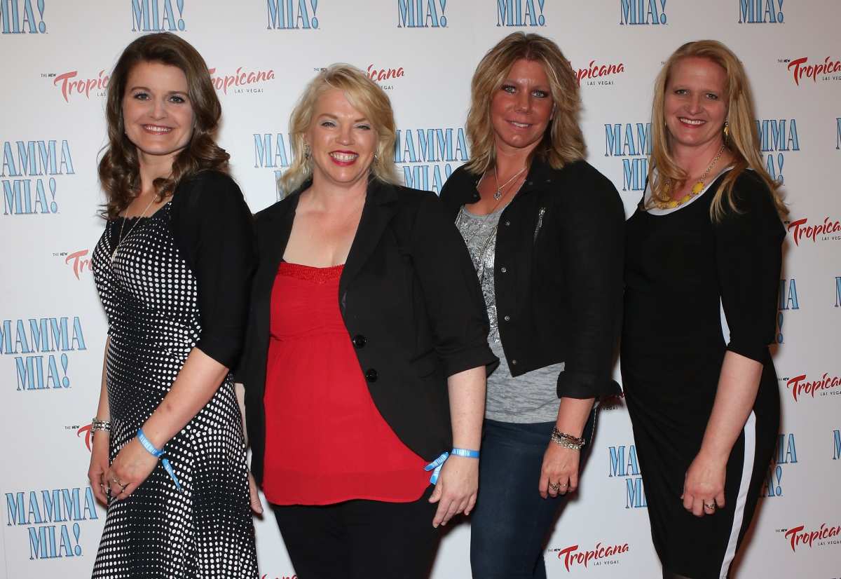  (L-R) Television personalities Robyn Brown, Janelle Brown Meri Brown and Christine Brown from 