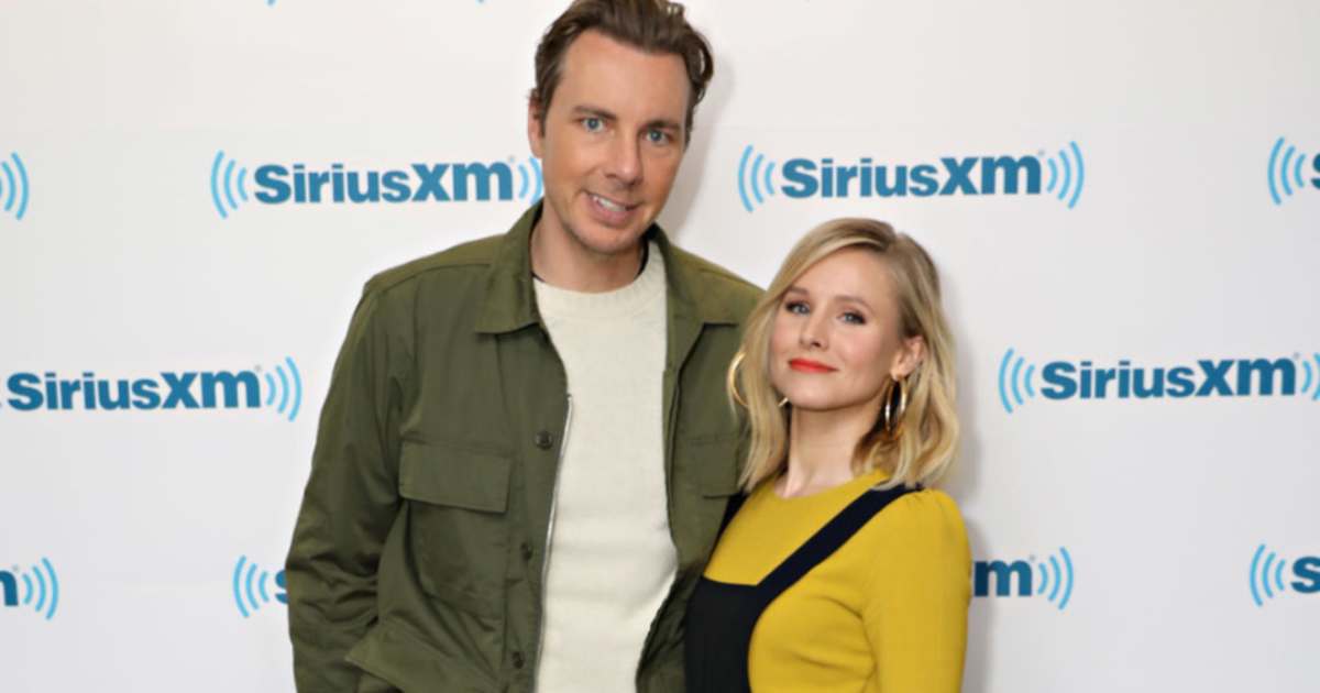 Actors Dax Shepard and Kristen Bell visit the SiriusXM Studios on March 22, 2017 in New York City. (Image Source: Getty Images | Photo By Cindy Ord)