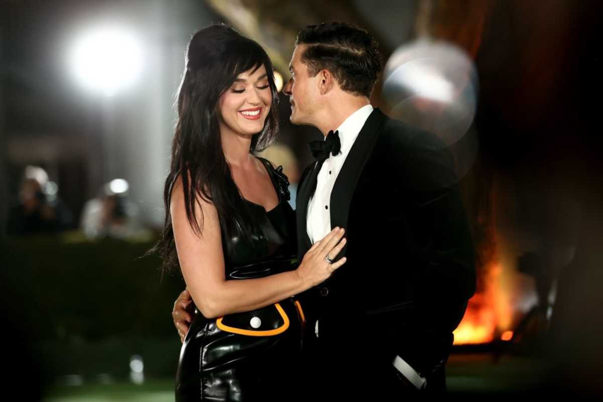 Katy Perry & Orlando Bloom at The Academy Museum of Motion Pictures on September 25, 2021, in LA. (Image Source: Getty Images| Photo by Matt Winkelmeyer)
