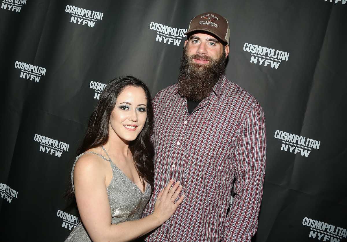 Janelle Evan and David Eason pose at the Cosmopolitan New York Fashion Week. Image Source: Photo by Bruce Glikas | Getty Images