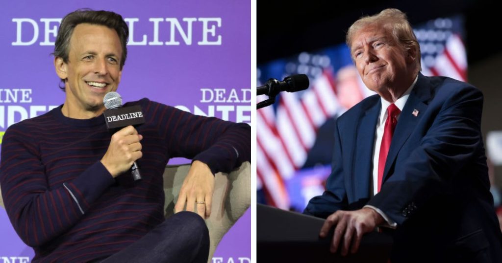 Trump Spreads ‘Sick Rumor’ About Seth Meyers, Slams NBC