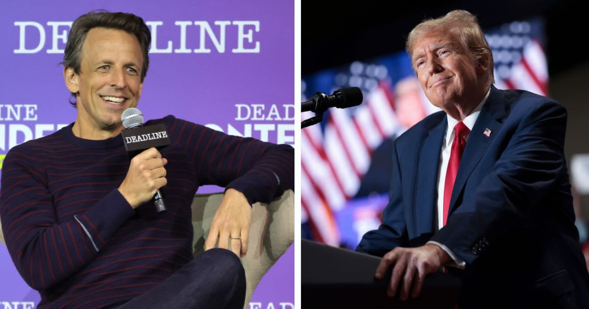 Trump Spreads ‘Sick Rumor’ About Seth Meyers, Slams NBC