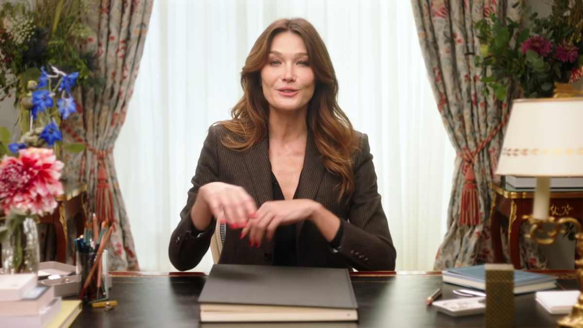 Carla Bruni breaks down 13 looks from 1988 onwards. (Image Source: YouTube | Vogue)