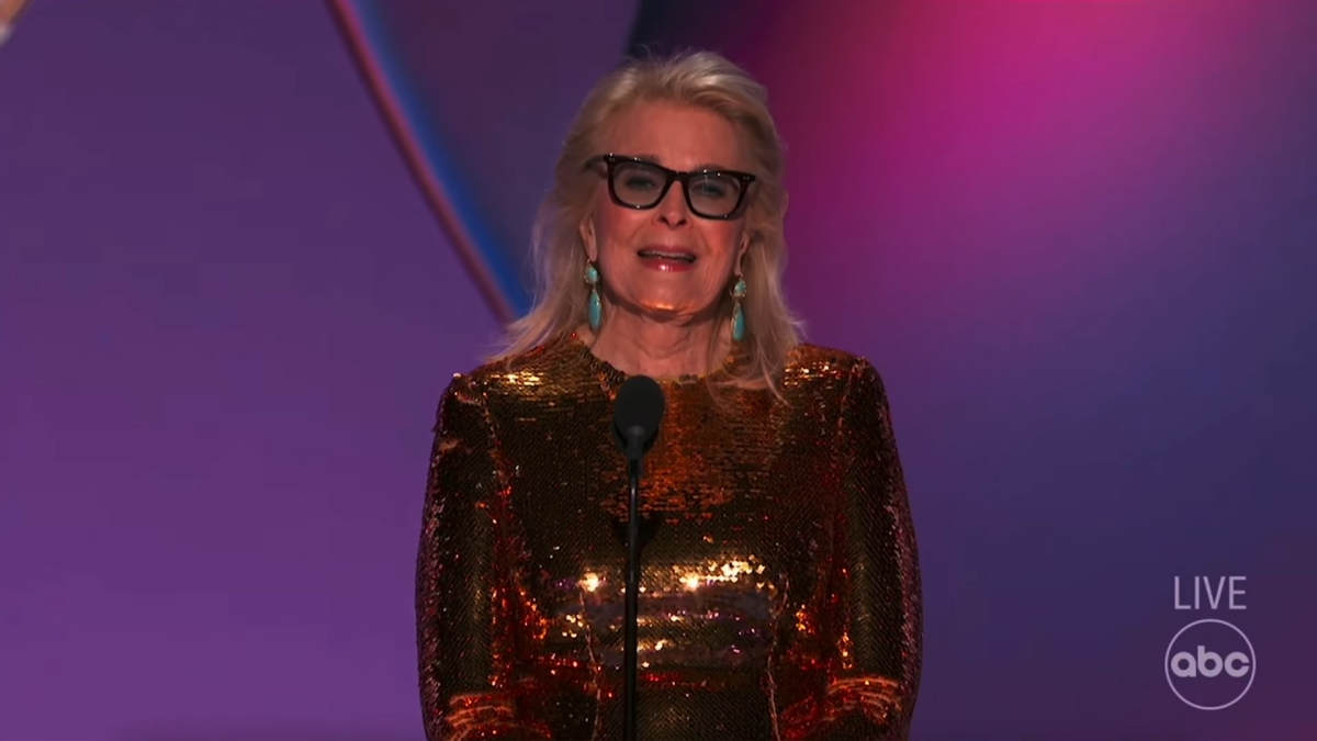 Candice Bergen at the 2024 Primetime Emmy Awards. (Image Source: YouTube | New York Post)