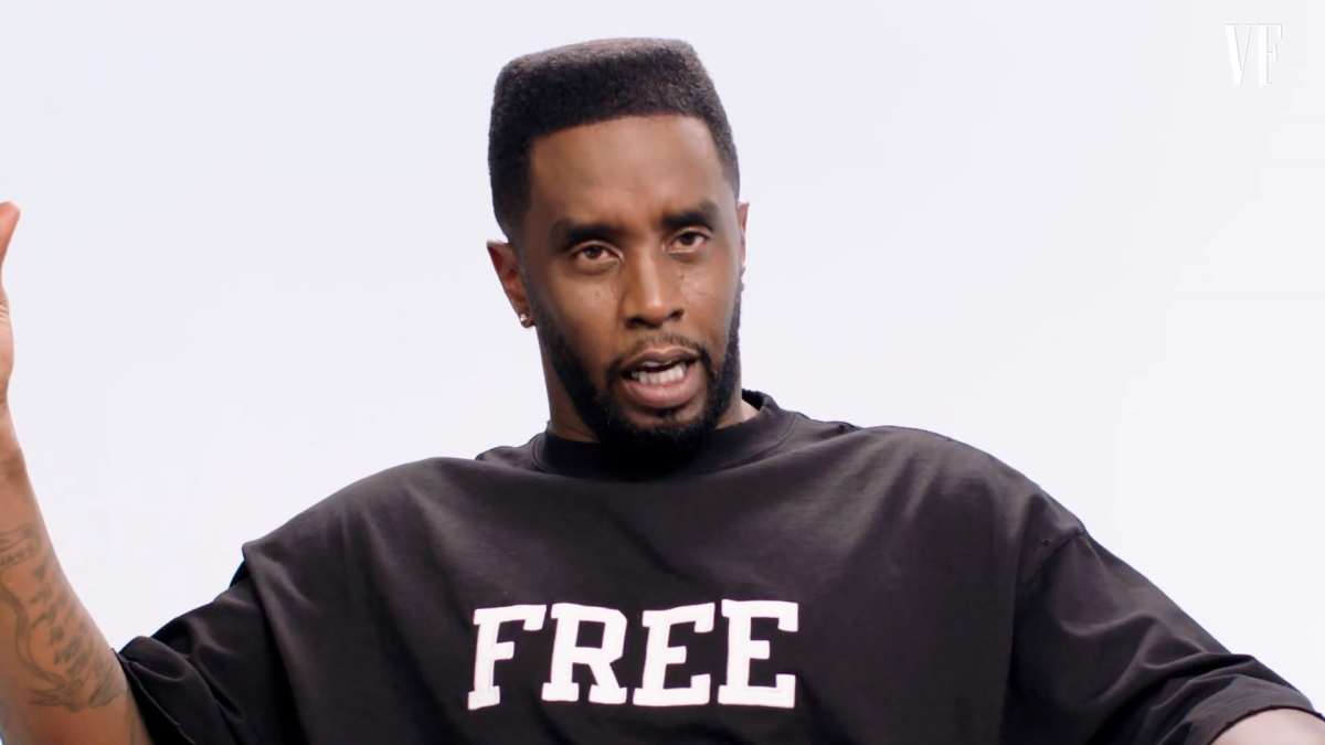 Sean 'Diddy' Combs during a shoot with Vanity Fair. (Image Source: YouTube | Vanity Fair)