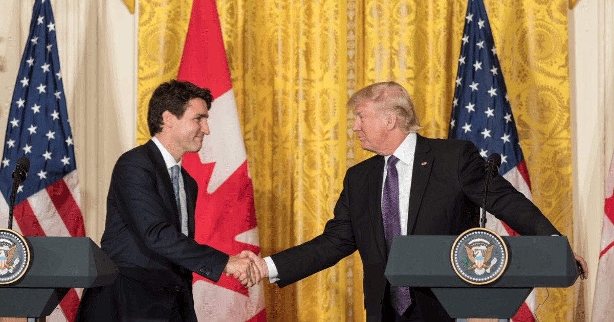 Donald Trump & Justin Trudeau