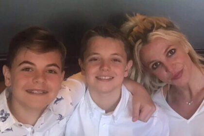 Britney Spears with sons Jayden and Sean