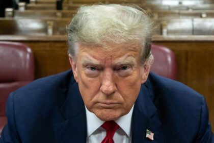 President Donald Trump At Court During the Hush Money Trials