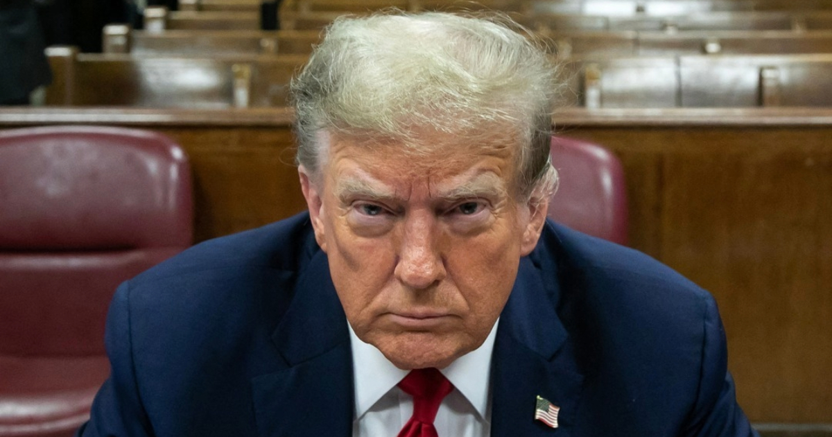 President Donald Trump At Court During the Hush Money Trials