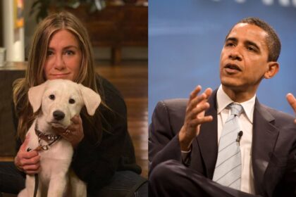 Jennifer Aniston and Barack Obama