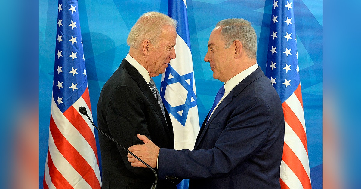 Joe Biden and Netanyahu