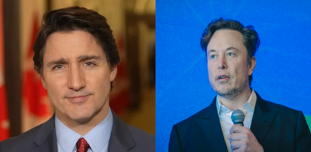 Justin Trudeau and Elon Musk
