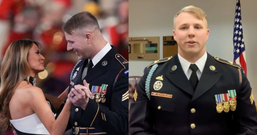 Lucky Sergeant: Melania Trump's Inaugural Ball Dance