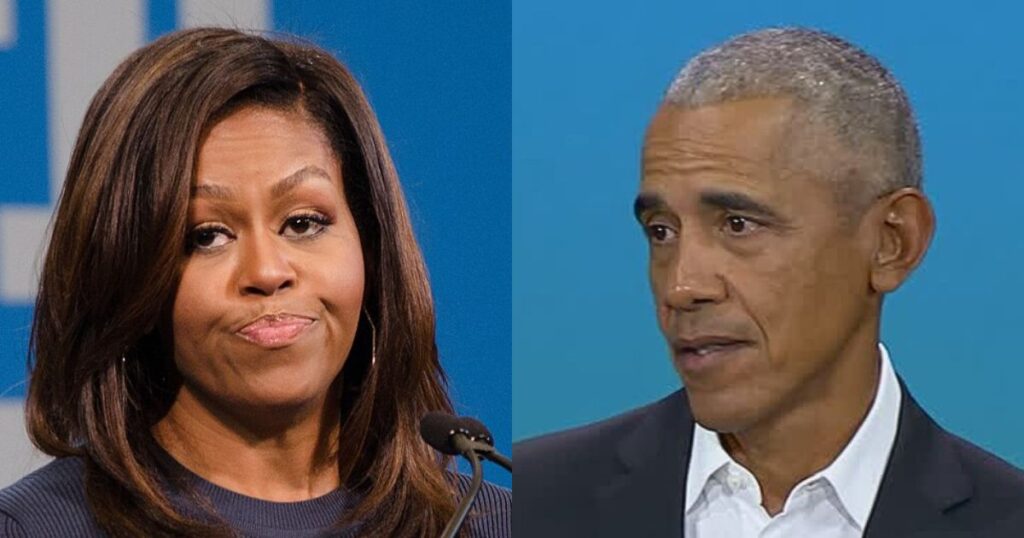 Michelle Obama and Barack Obama