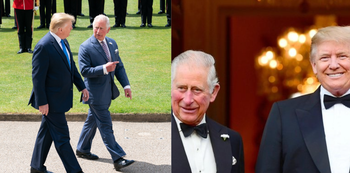 President Donald J. Trump joined by Prince Charles.