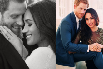 Prince Harry with wife Meghan Markle