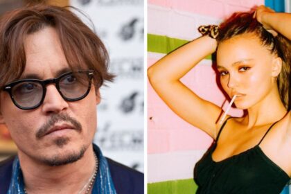 Johnny Depp and Lily-Rose Depp