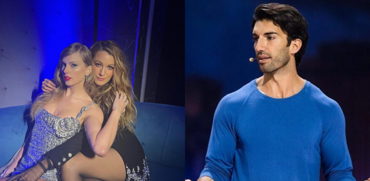 Taylor Swift with Blake Lively and Justin Baldoni