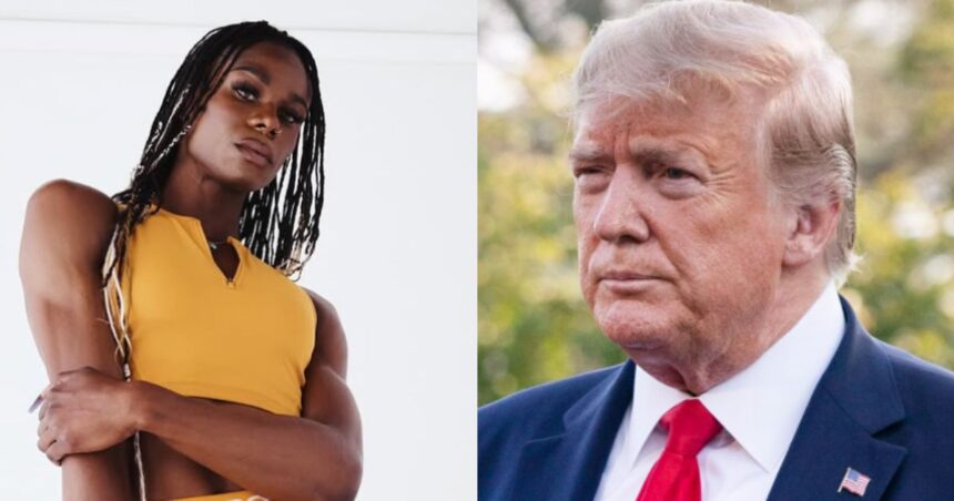 CeCé Telfer and Donald Trump