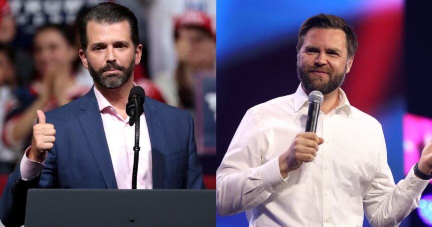 Donald Trump Jr. and JD Vance