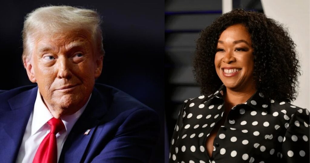 Donald Trump and Shonda Rhimes voer kennedy center