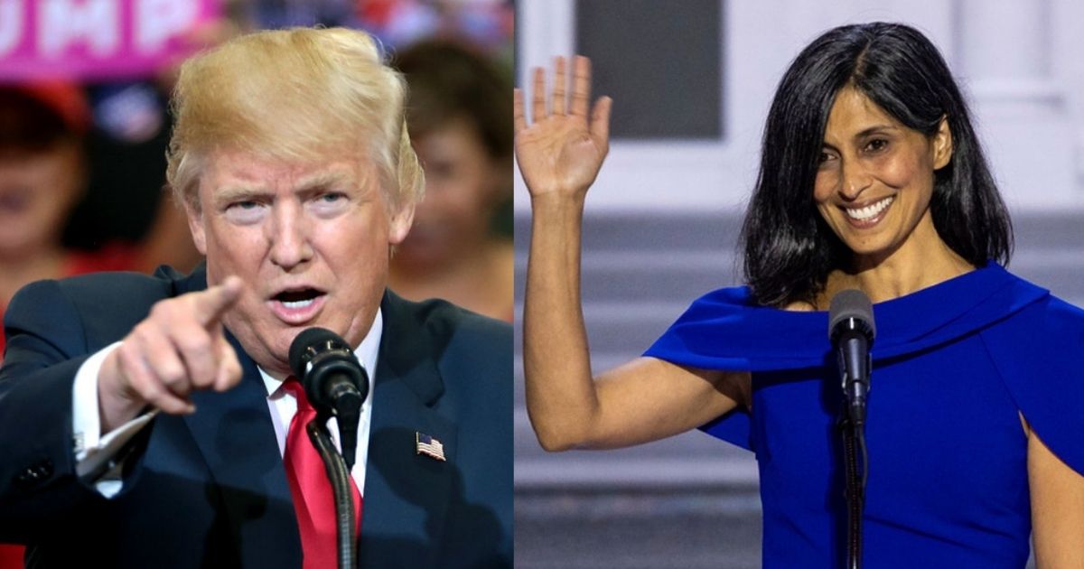 Donald Trump and Usha Vance