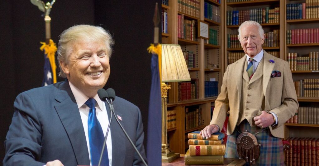 President Donald Trump and King Charles III
