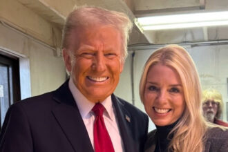 President Donald Trump and his Attorney General Pam Bondi