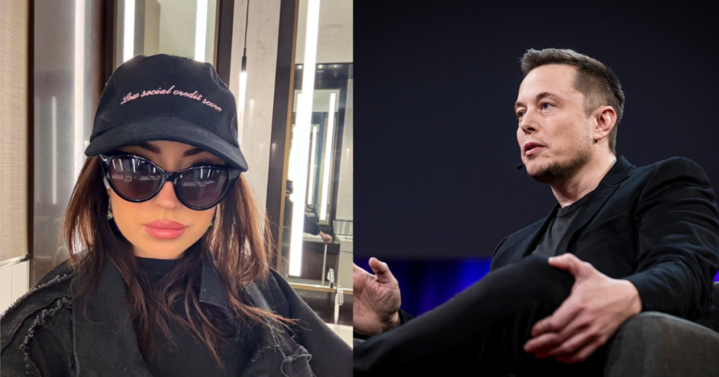 Elon Musk and Ashley Clair
