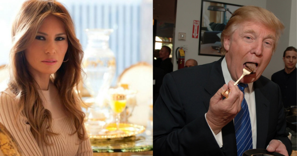 First Lady Melania Trump and President Donald Trump