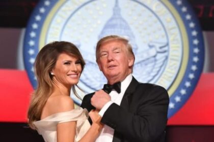 First Lady Melania Trump and President Donald Trump