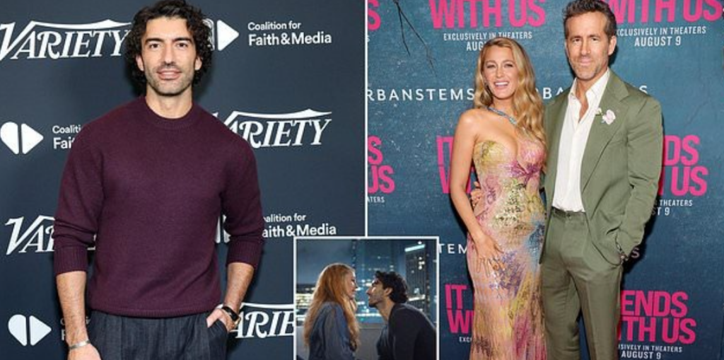 Justin Baldoni, Blake Lively and Ryan Reynolds.