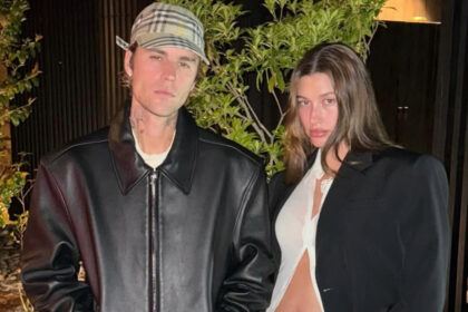 Justin Bieber with Hailey Bieber