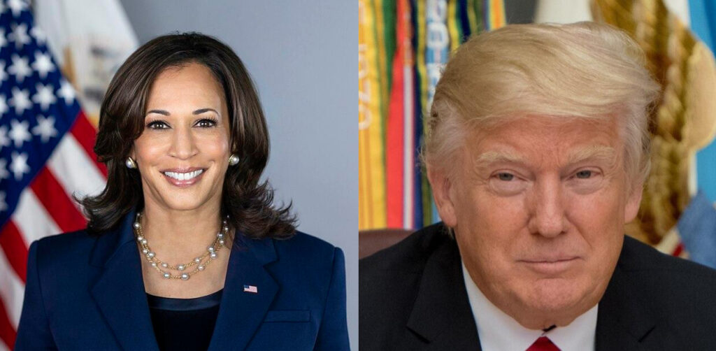Kamala Harris and Donald Trump