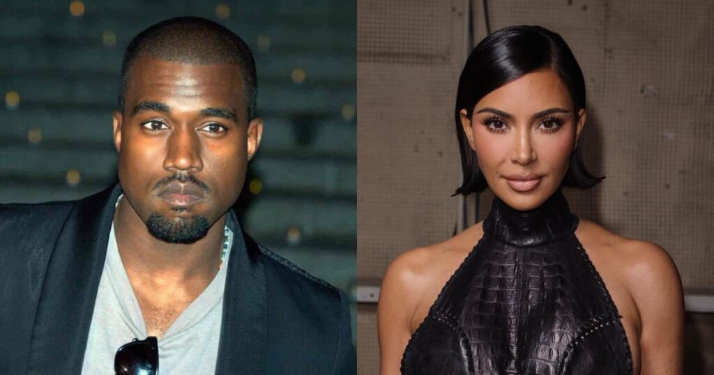 Kanye West and ex-wife Kim Kardashian