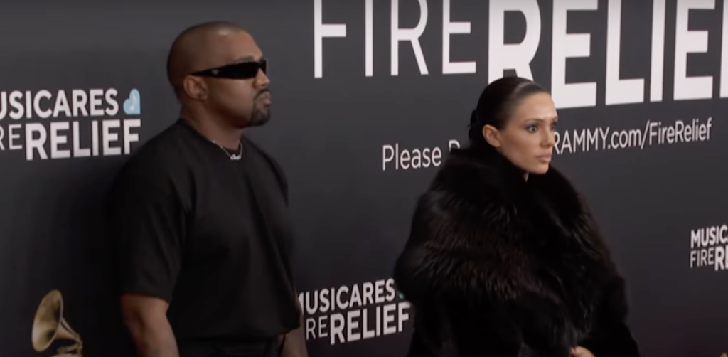 Kanye West and Bianca Censori
