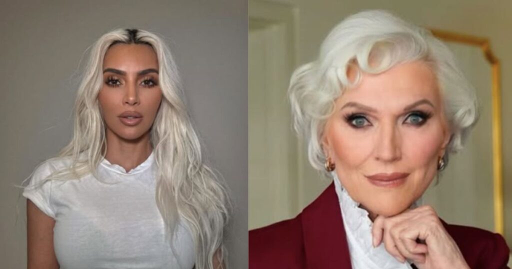 Kim Kardashian (Instagram|@kimkardashian) and Elon Musk's mother Maye Musk (Instagram|@mayemusk)