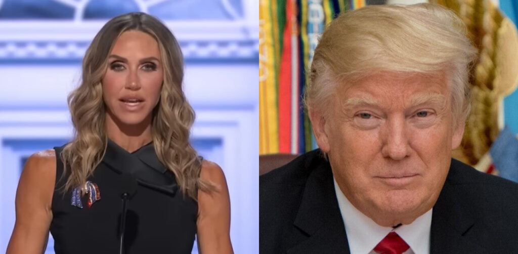 Lara Trump and Donald Trump