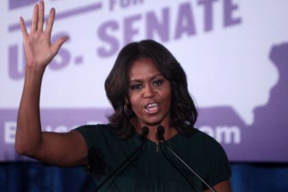Michelle Obama Waving