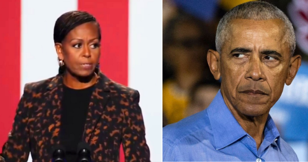 Michelle Obama and Barack Obama