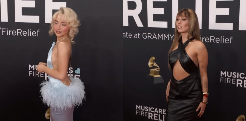 Sabrina Carpenter and Miley Cyrus