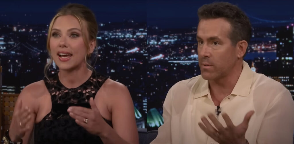 Scarlett Johansson and Ryan Reynolds