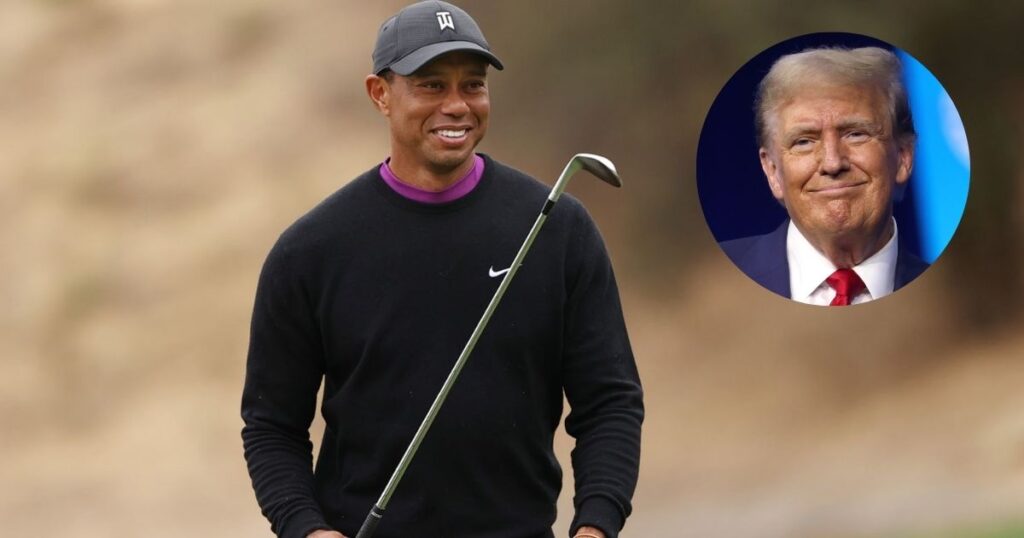 Tiger Woods and Donald Trump