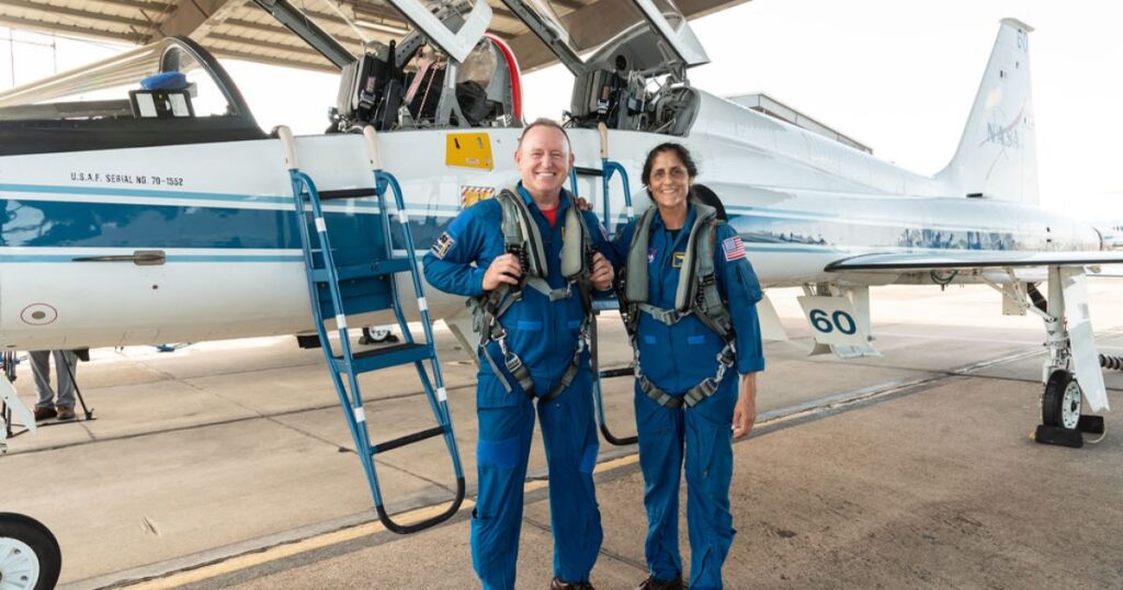 Sunita Williams and Barry Wilmore mission