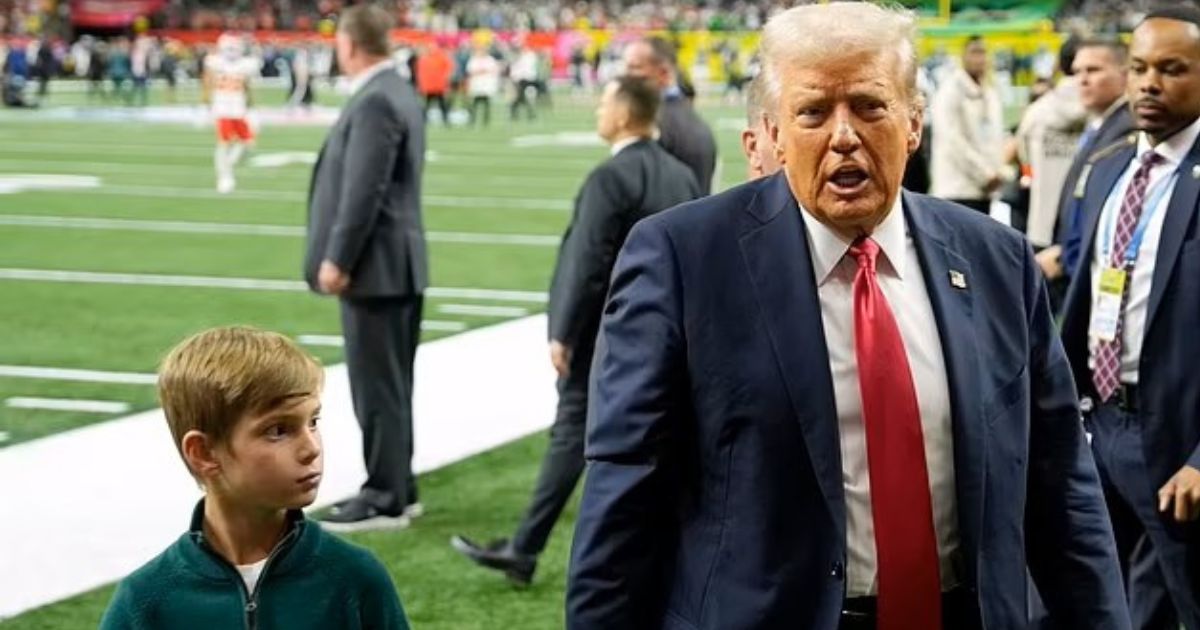 Donald Trump at Super Bowl