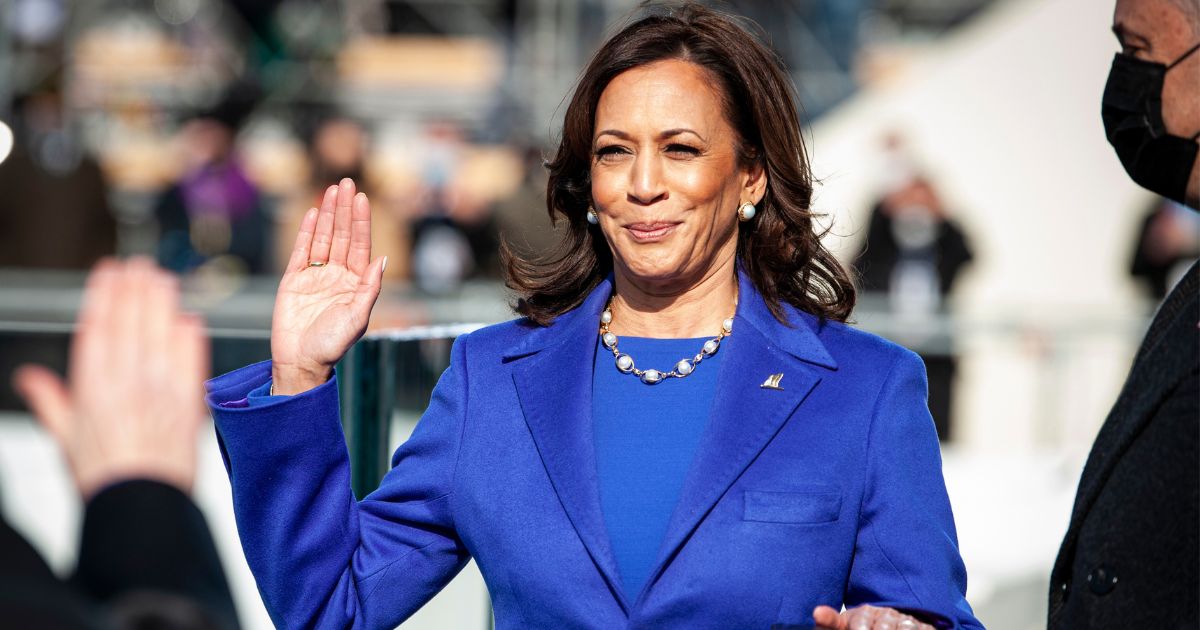 U.S. Vice President Kamala Harris takes the Oath of Office